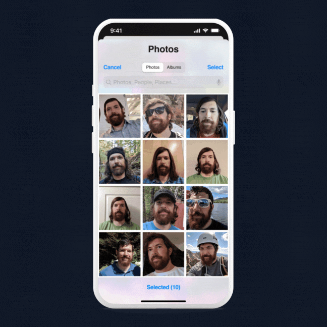 Select Photos GIF